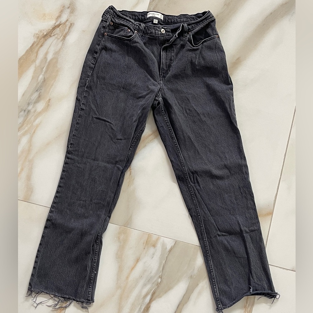 Abercrombie & Fitch Black Flare Jeans